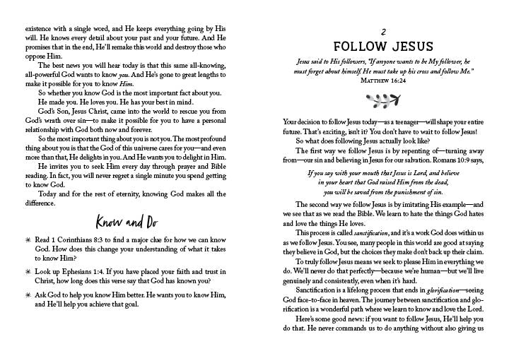 Know Your Bible Devotions for Teen Girls - The Christian Gift Company