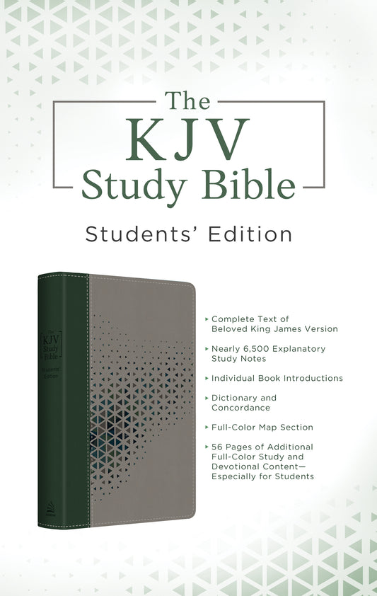 The KJV Study Bible, Students' Edition [Cypress & Smoke] - The Christian Gift Company