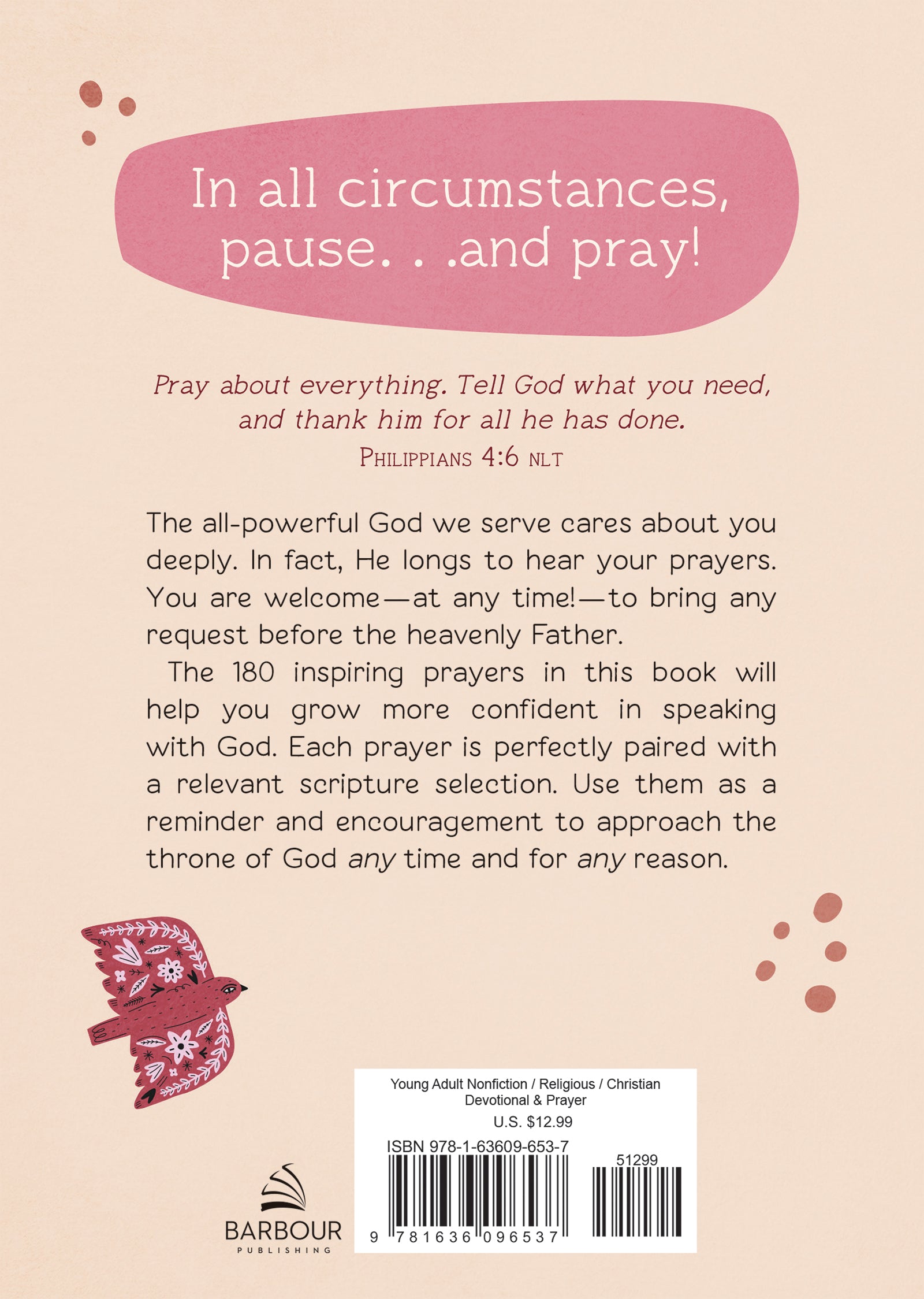 Pause and Pray (teen girls) - The Christian Gift Company