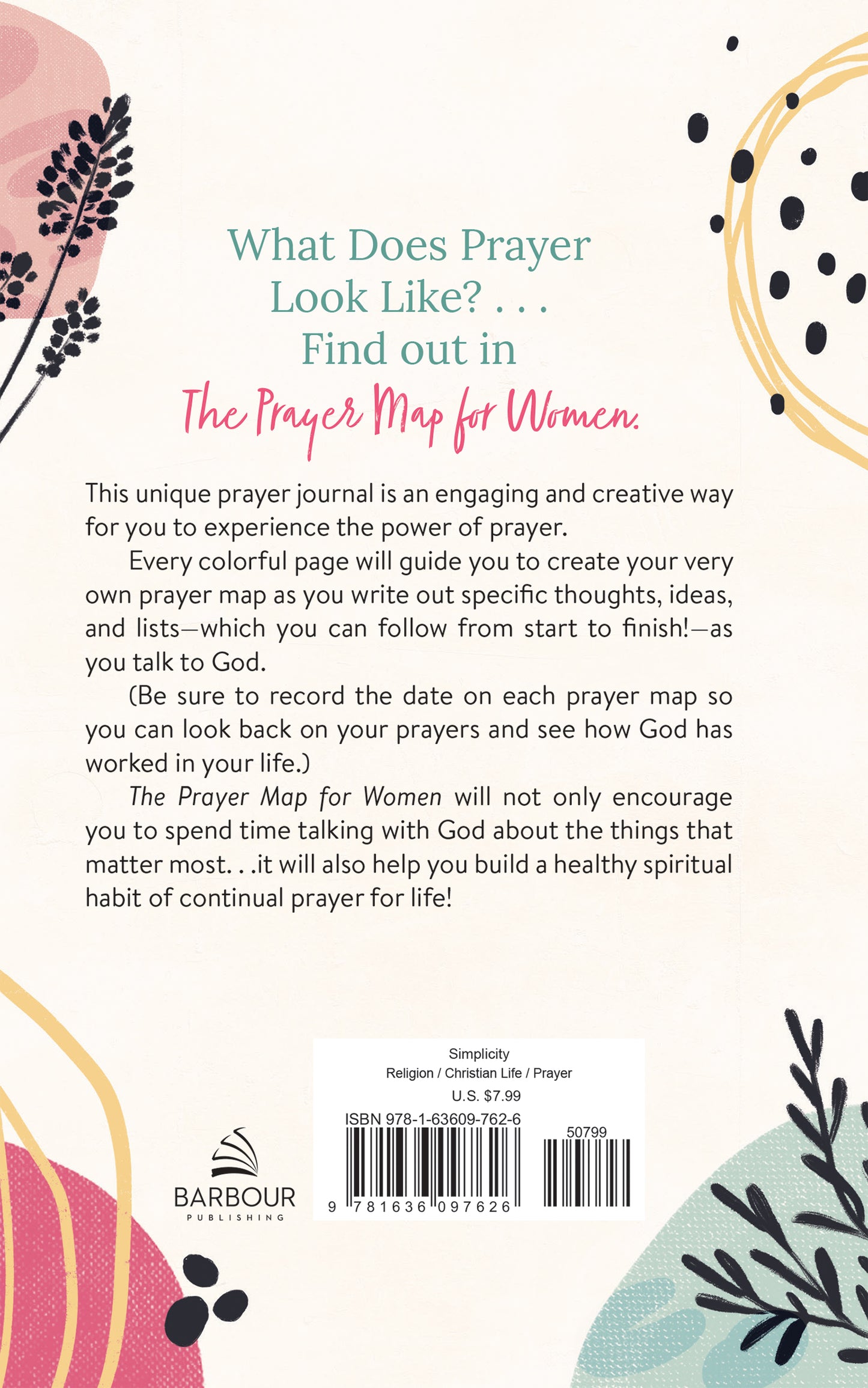 The Prayer Map for Women [Simplicity] - The Christian Gift Company