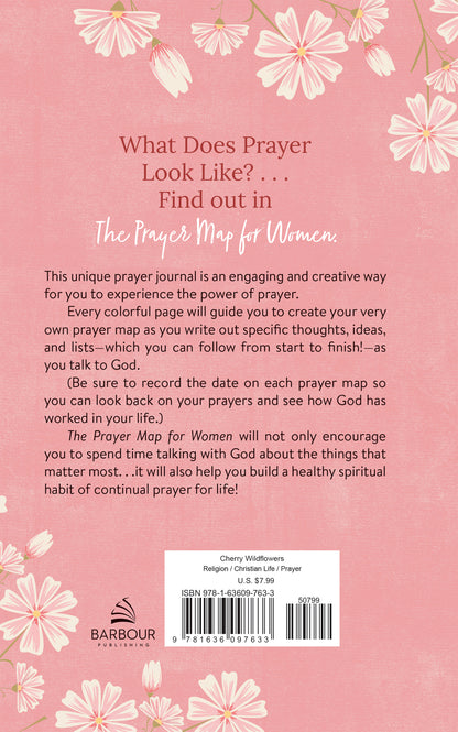 The Prayer Map for Women [Cherry Wildflowers] - The Christian Gift Company