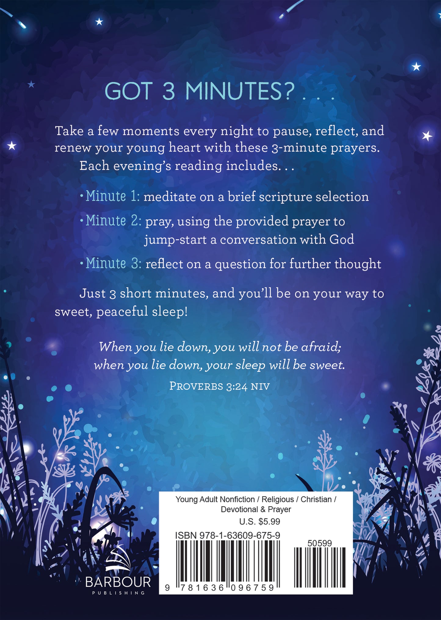 3-Minute Nighttime Prayers for Teen Girls - The Christian Gift Company