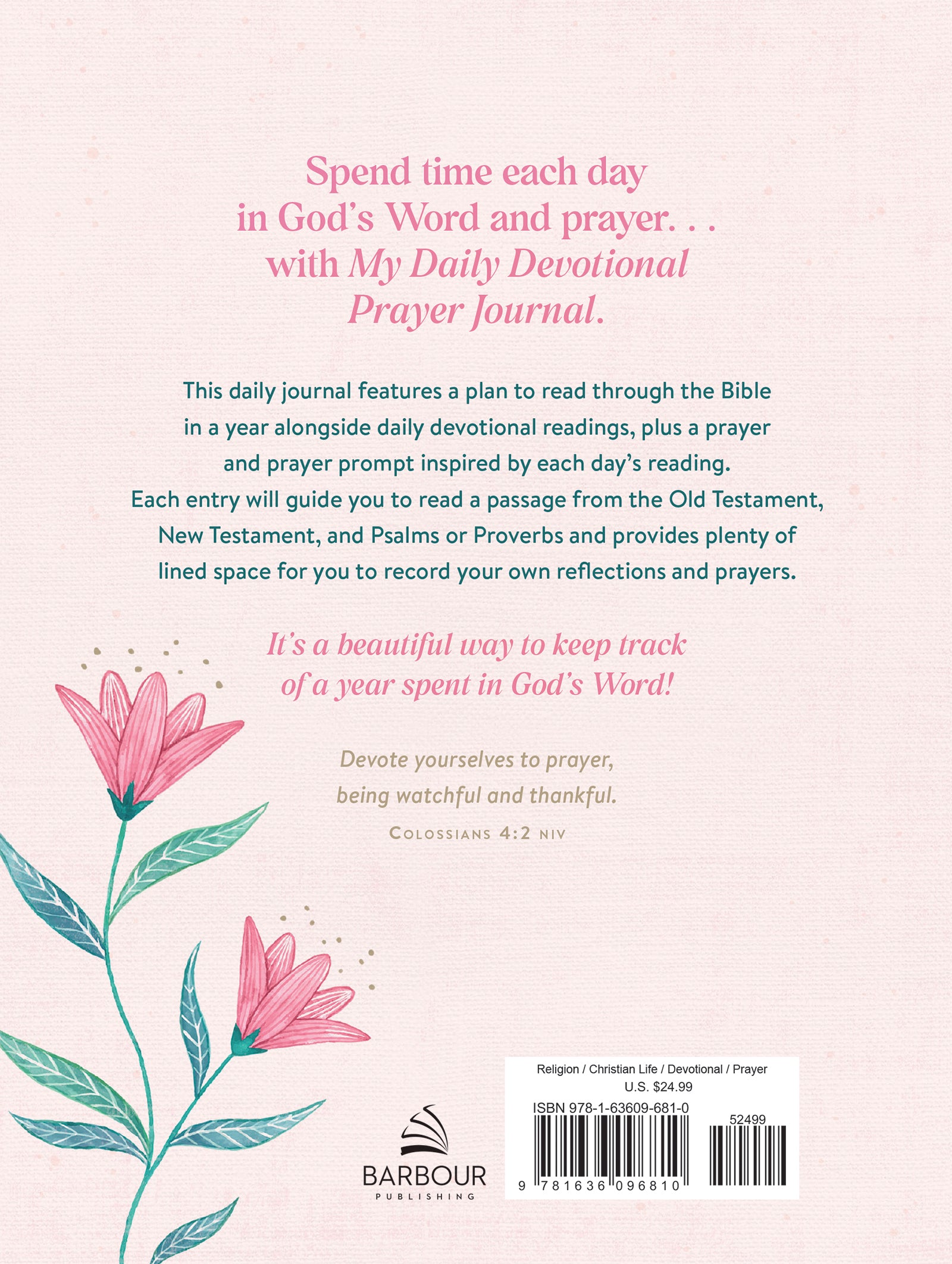 My Daily Devotional Prayer Journal - The Christian Gift Company