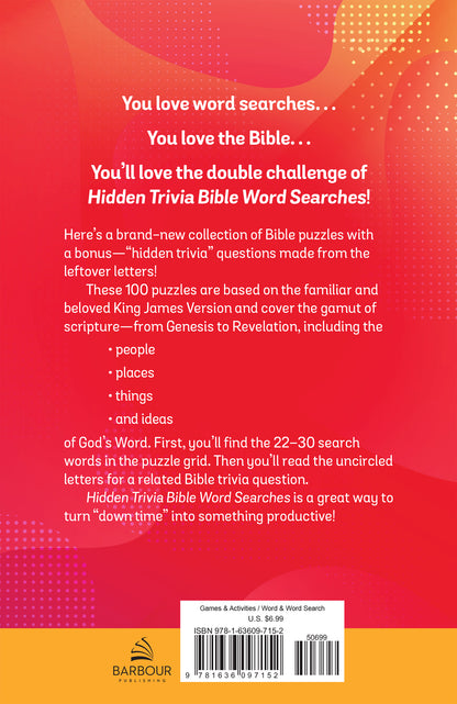 Hidden Trivia Bible Word Searches - The Christian Gift Company