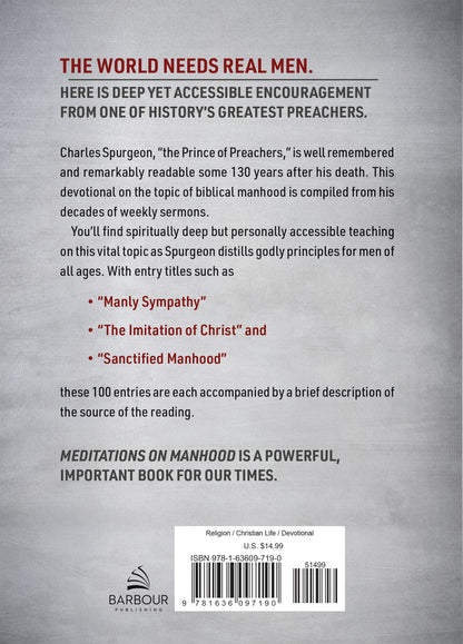 Meditations on Manhood - The Christian Gift Company