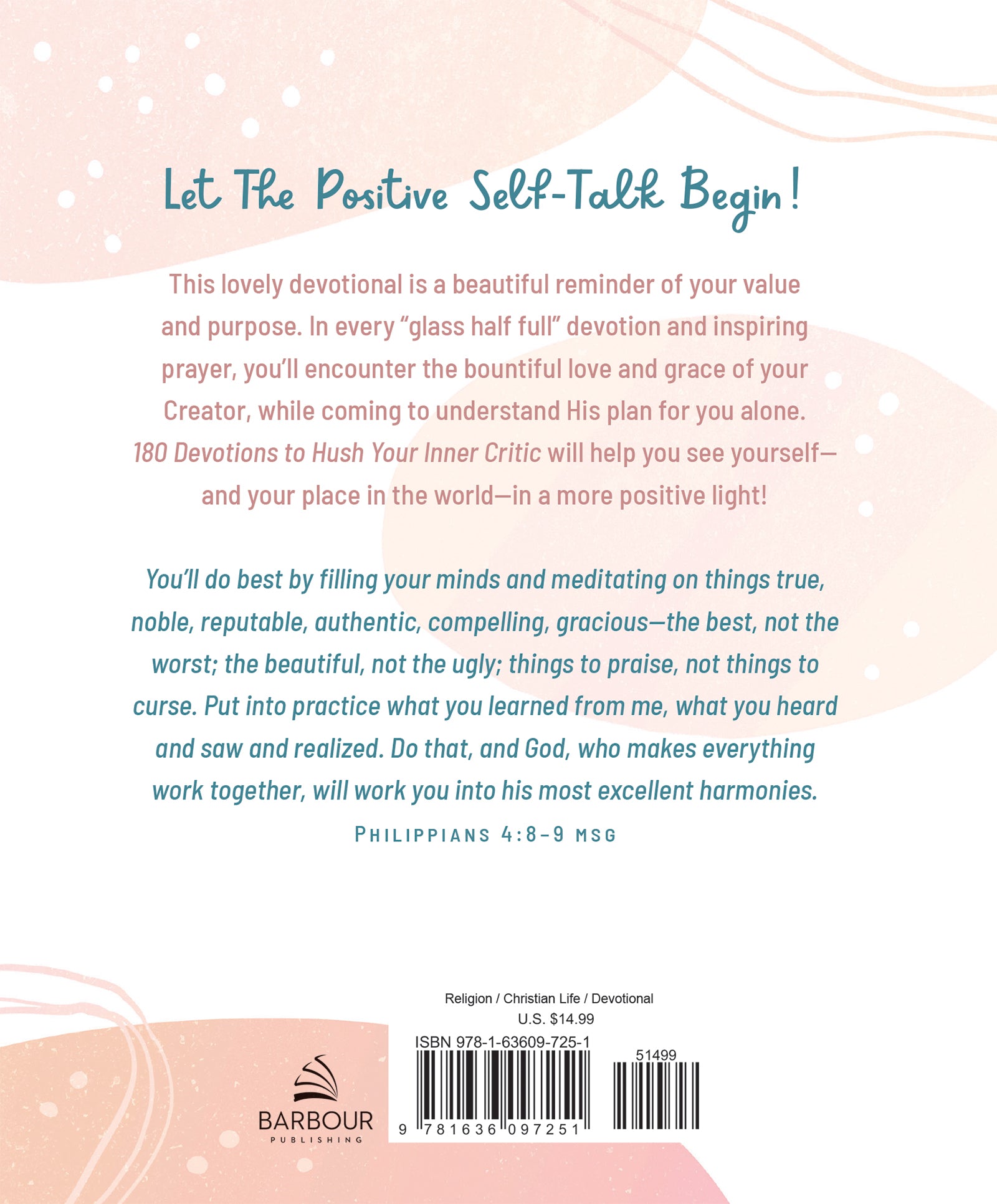 180 Devotions to Hush Your Inner Critic - The Christian Gift Company