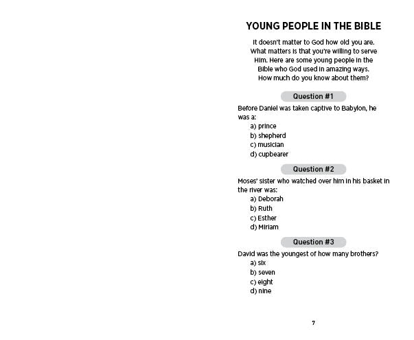 Bible Trivia Quiz - The Christian Gift Company