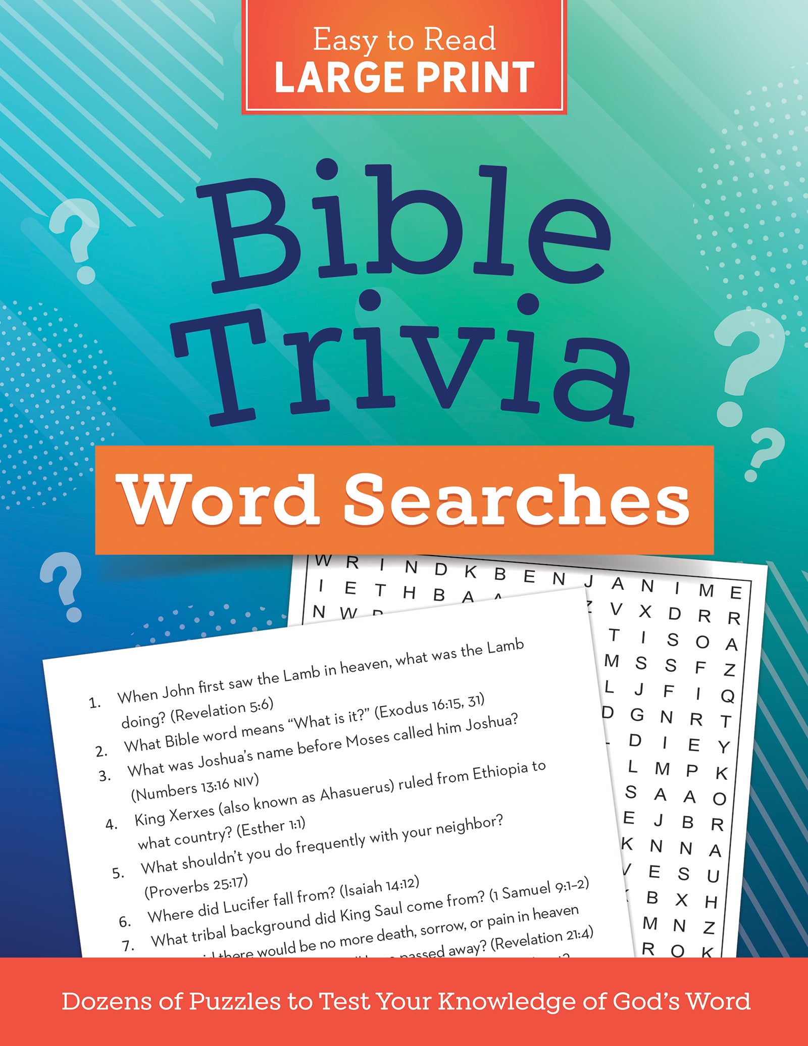 Bible Trivia Word Searches Large Print - The Christian Gift Company