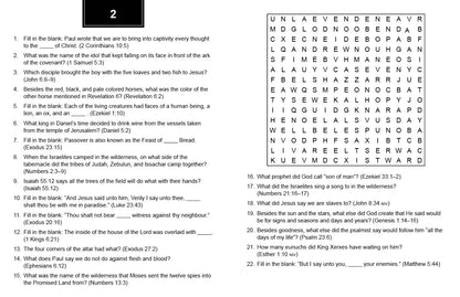 Bible Trivia Word Searches Large Print - The Christian Gift Company