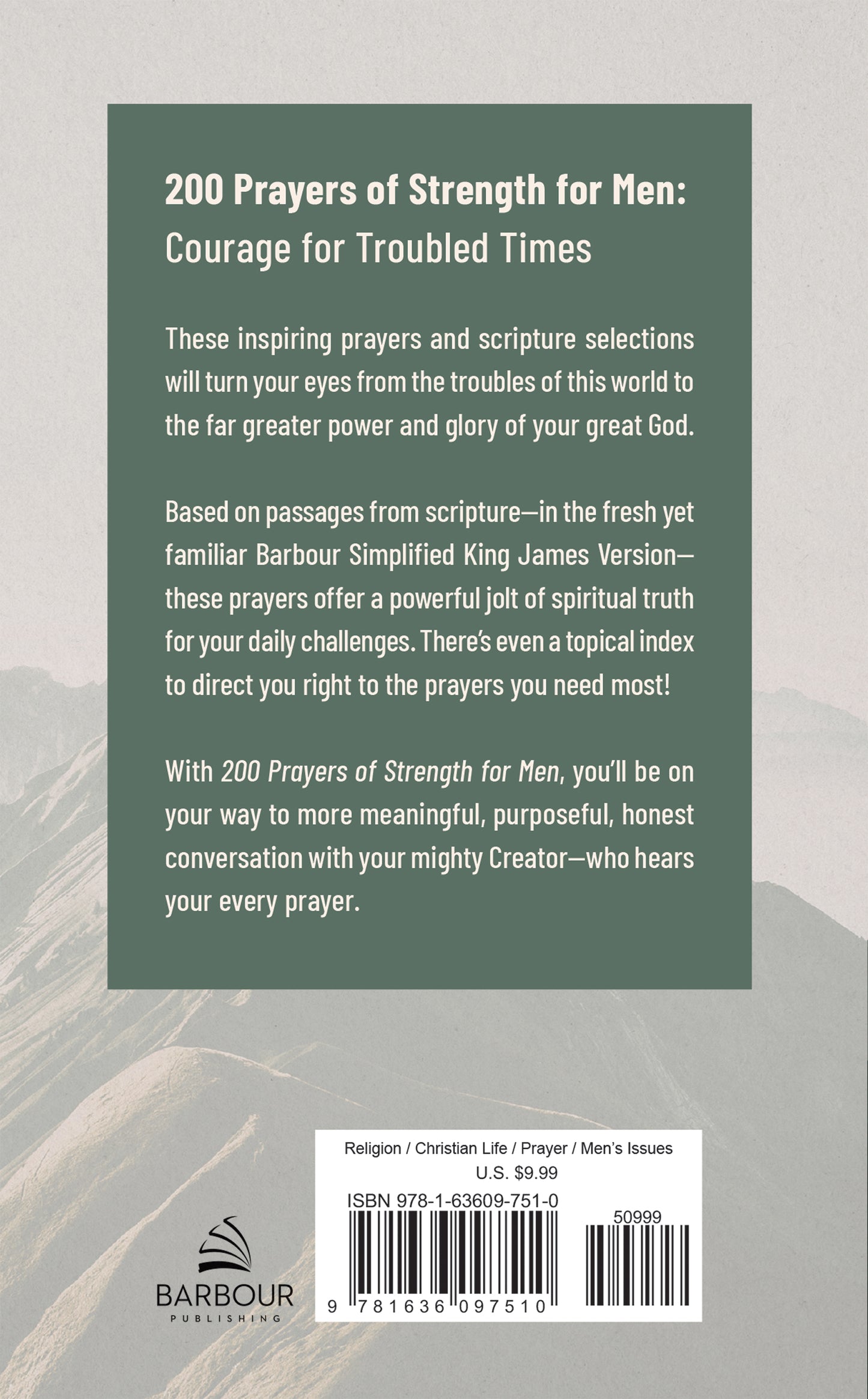 200 Prayers of Strength for Men - The Christian Gift Company