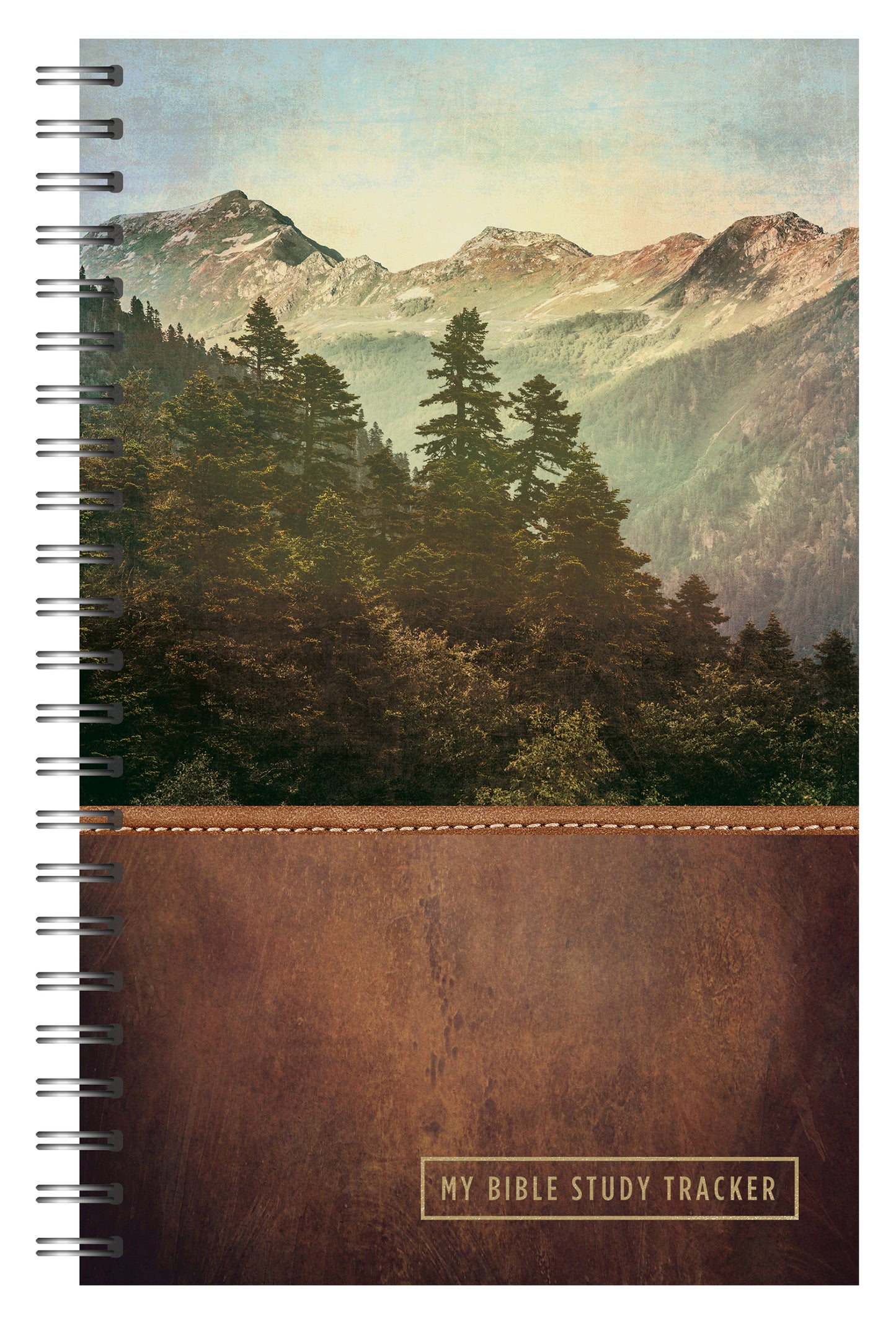 My Bible Study Tracker [Leather Forest] - The Christian Gift Company