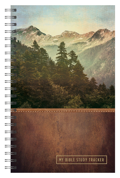 My Bible Study Tracker [Leather Forest] - The Christian Gift Company