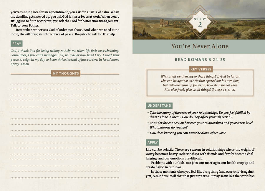 The Holy Bible KJV: 5-Minute Bible Study Edition [Classic Hickory] - The Christian Gift Company
