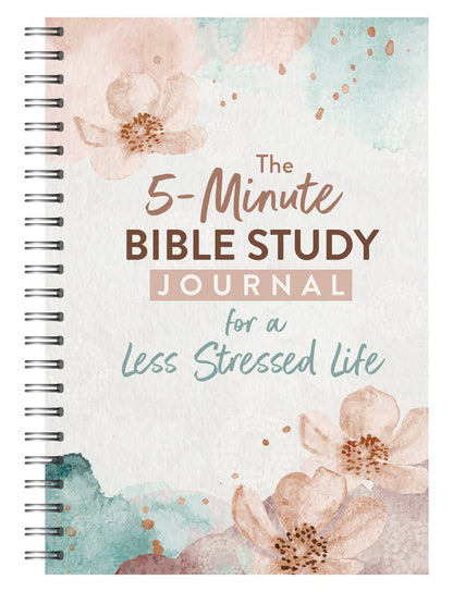 The 5-Minute Bible Study Journal for a Less Stressed Life - The Christian Gift Company