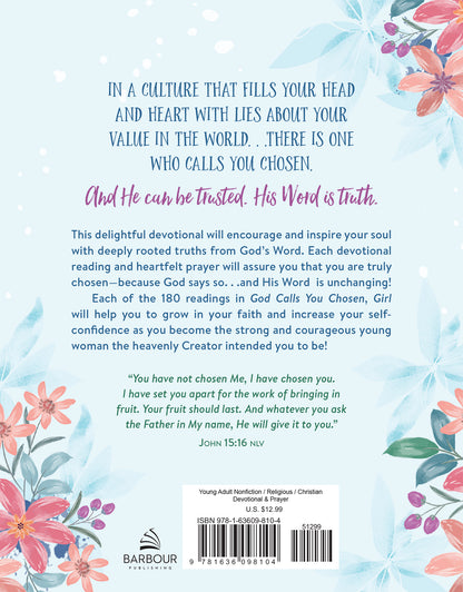 God Calls You Chosen, Girl - The Christian Gift Company