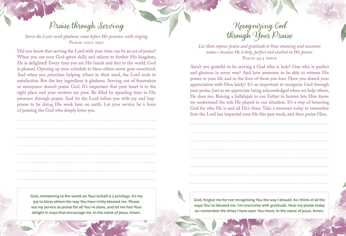 Raise a Hallelujah Prayer and Praise Journal - The Christian Gift Company