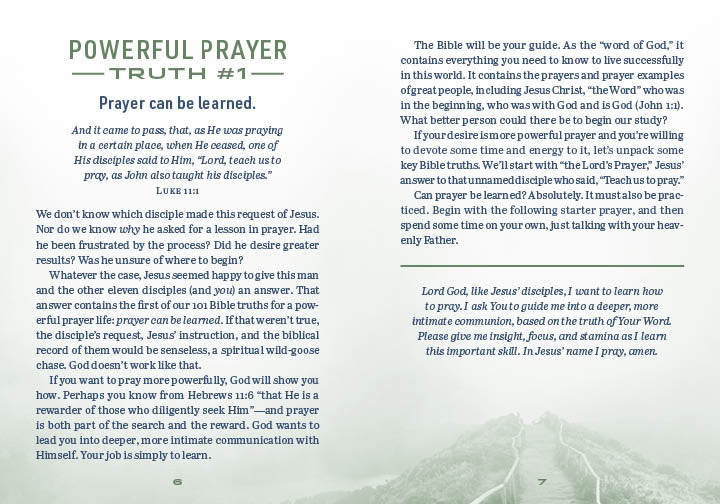 101 Devotions on Powerful Prayer for Men - The Christian Gift Company