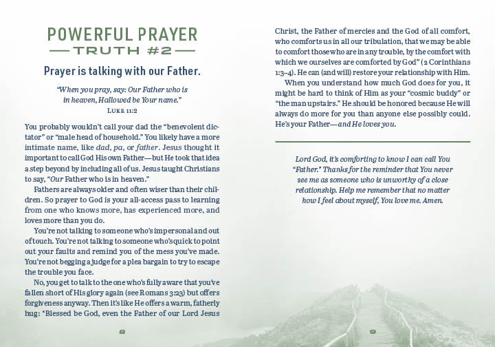 101 Devotions on Powerful Prayer for Men - The Christian Gift Company