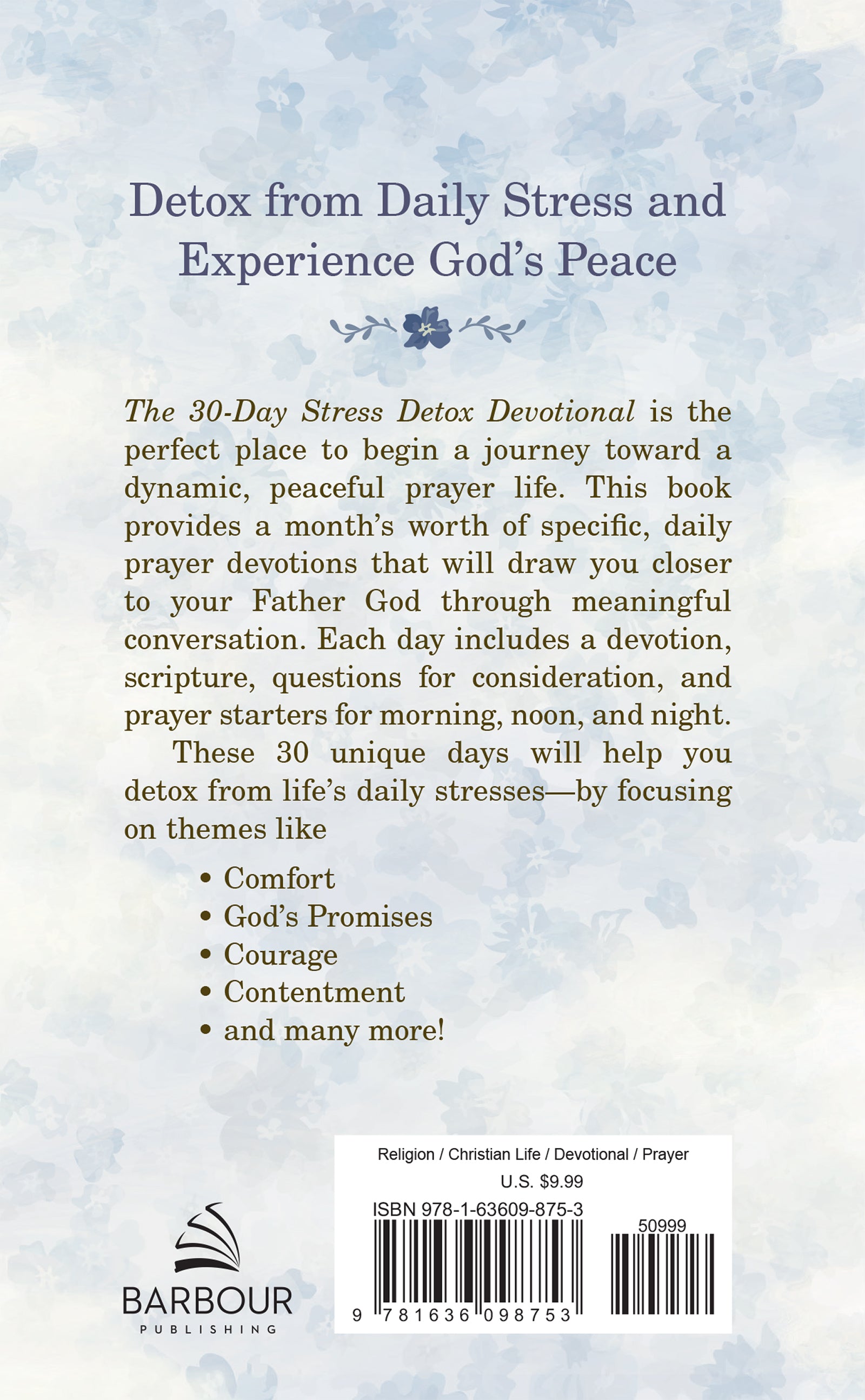 The 30-Day Stress Detox Devotional - The Christian Gift Company