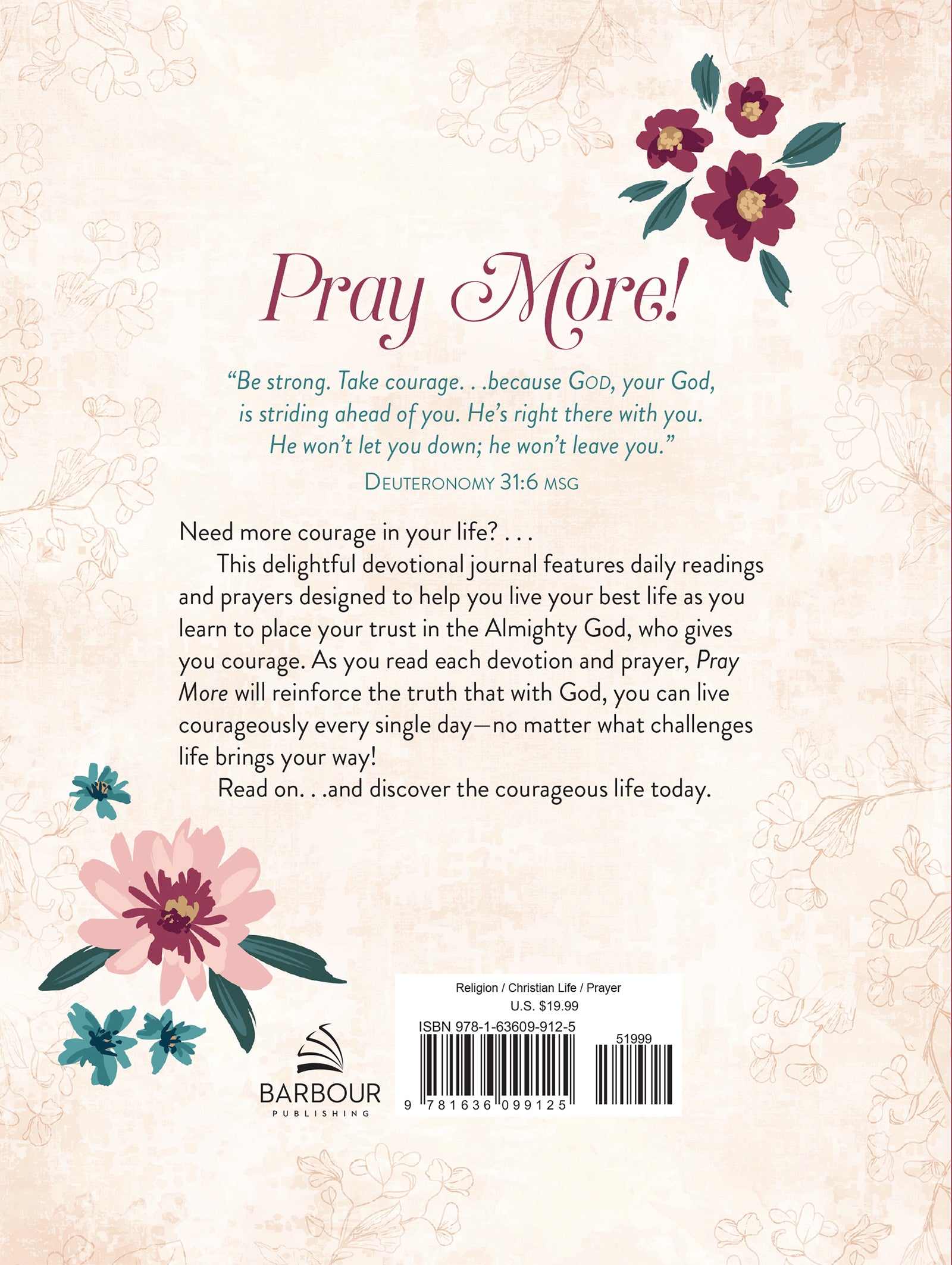 Pray More: A Daily Devotional Journal for Women - The Christian Gift Company
