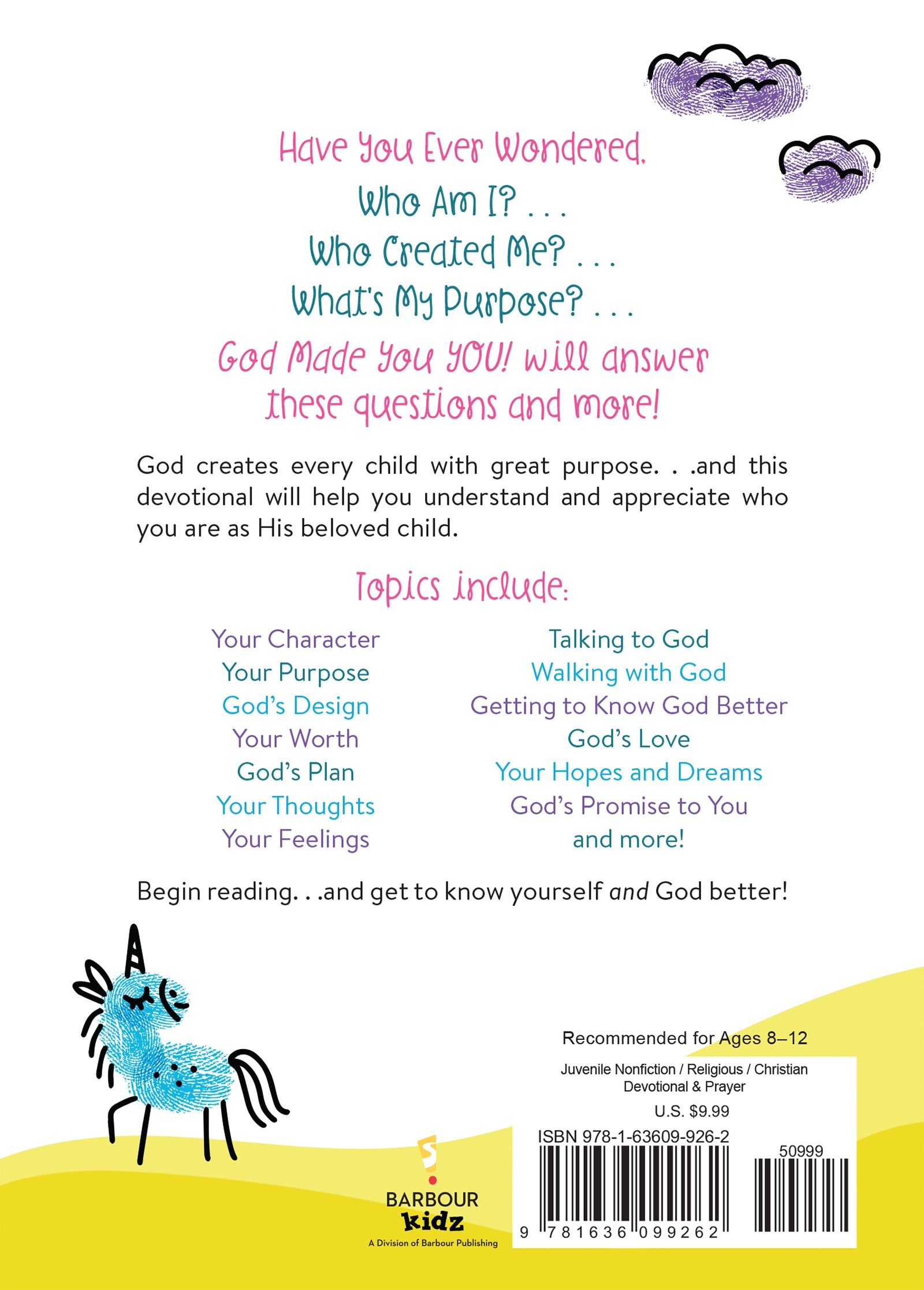 God Made You YOU! [girls] - The Christian Gift Company