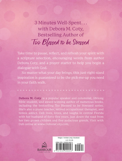 Too Blessed to Be Stressed: 3-Minute Devotions for Women Large Print