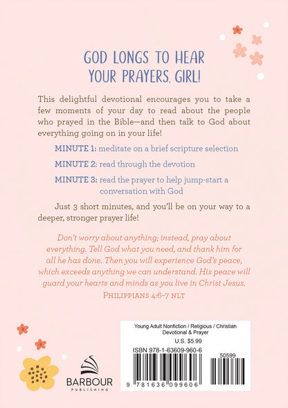 Choose Prayer: 3-Minute Devotions for Teen Girls