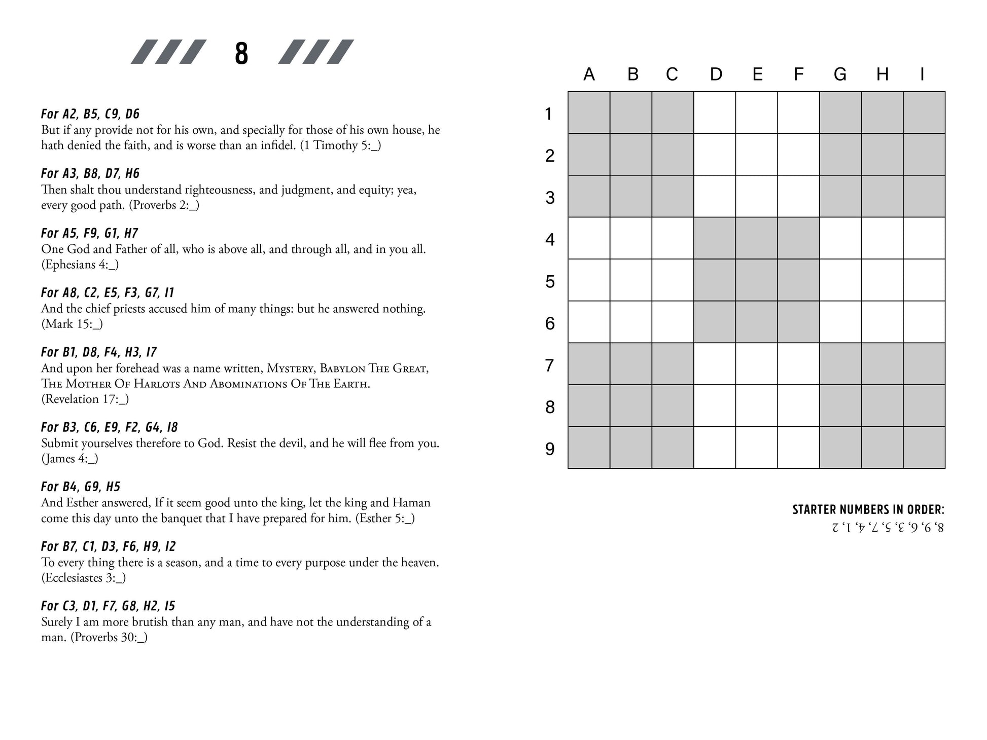 Bible Sudoku - The Christian Gift Company