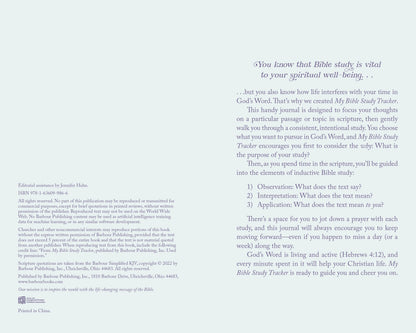 My Bible Study Tracker [Lilac Butterflies] - The Christian Gift Company