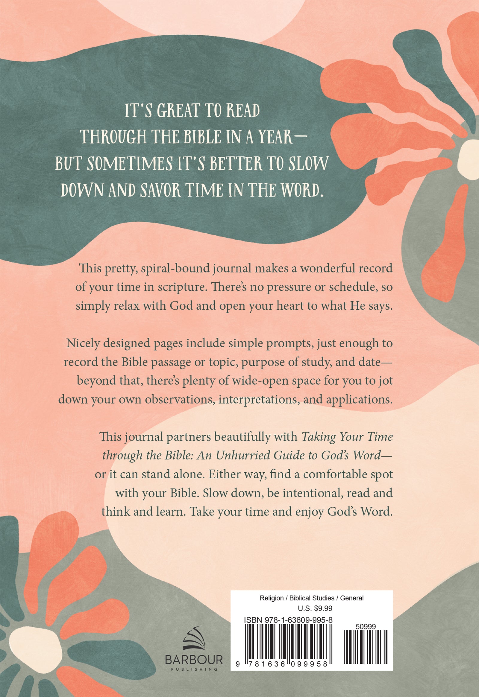 Taking Your Time through the Bible Journal - The Christian Gift Company