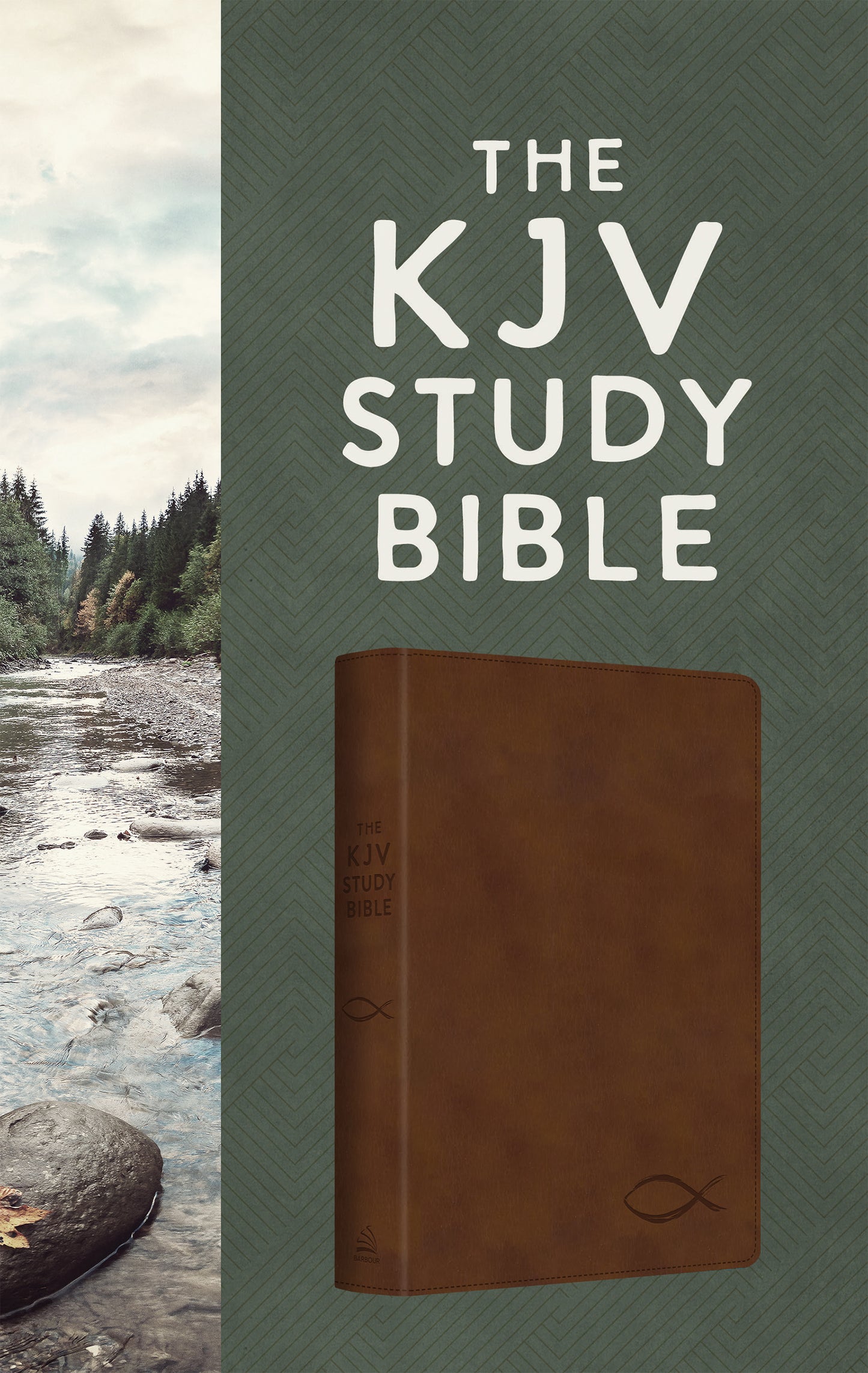 The KJV Study Bible [Chestnut Brown Fish] - The Christian Gift Company