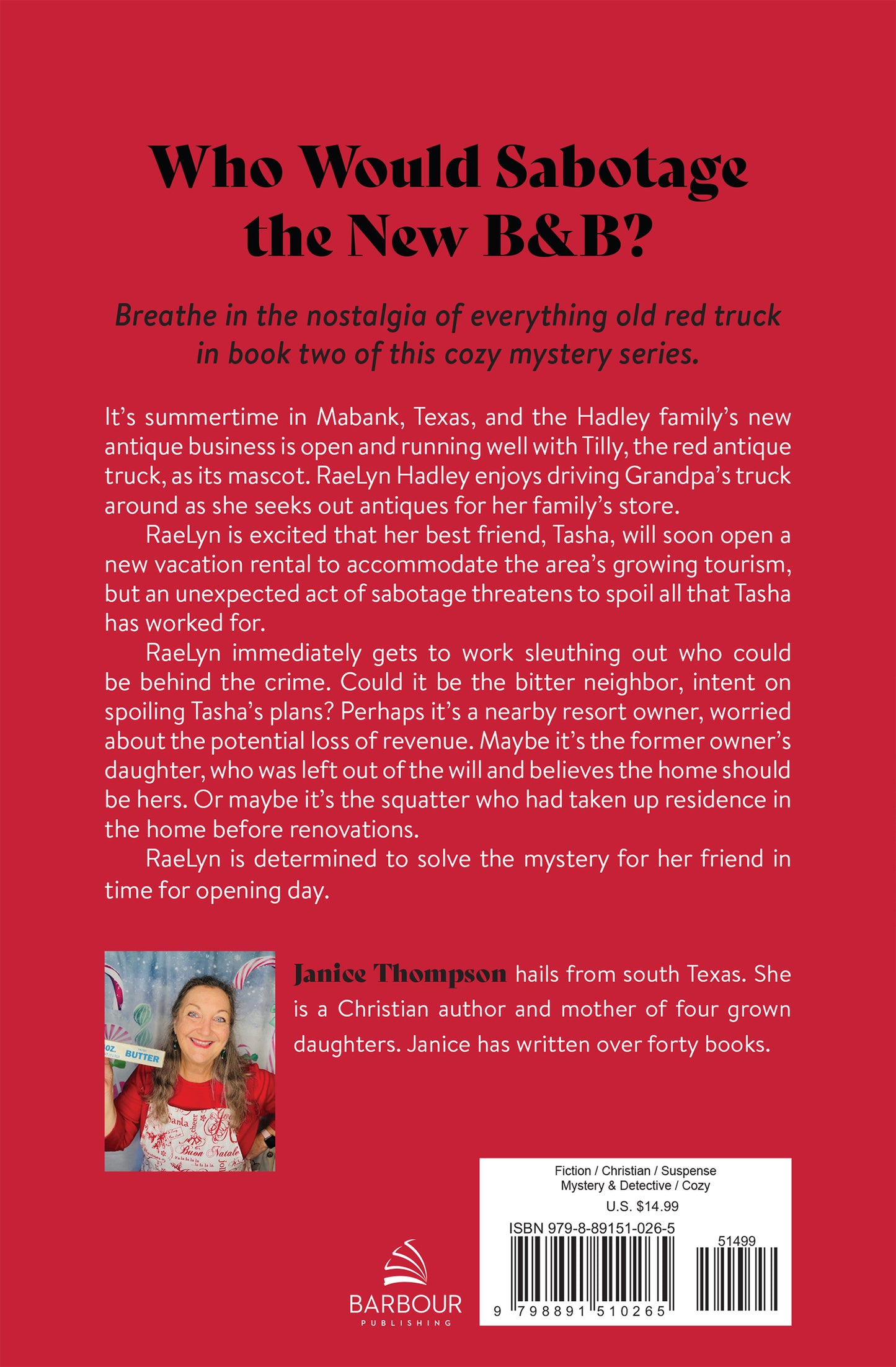 Sabotage at Cedar Creek - The Christian Gift Company