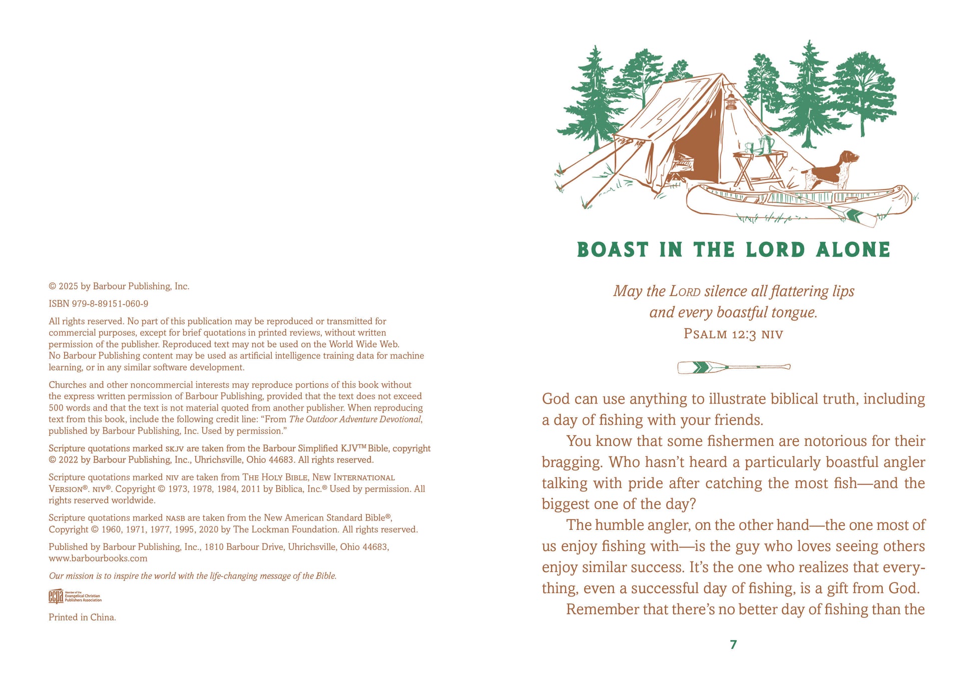 The Outdoor Adventure Devotional - The Christian Gift Company