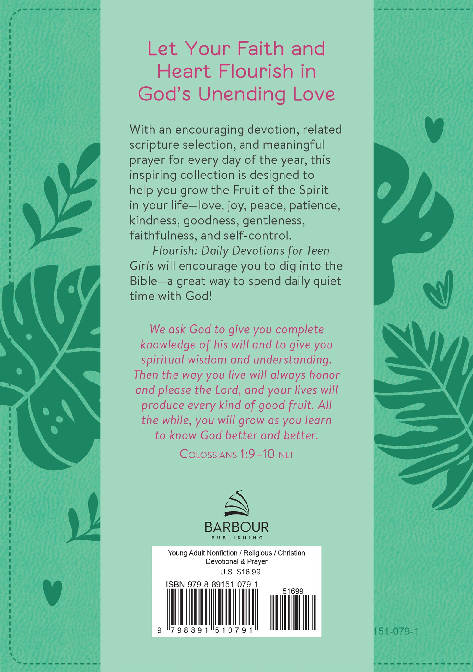 Flourish: Daily Devotions for Teen Girls - The Christian Gift Company