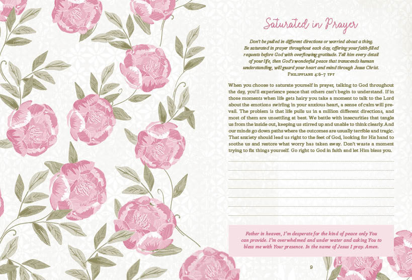 Blessed Is She Who Prays: A Devotional Journal - The Christian Gift Company