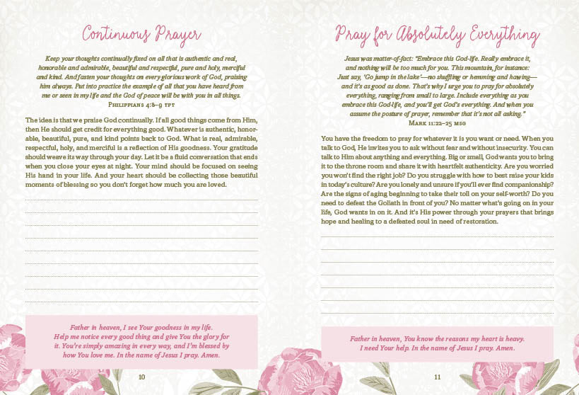 Blessed Is She Who Prays: A Devotional Journal - The Christian Gift Company
