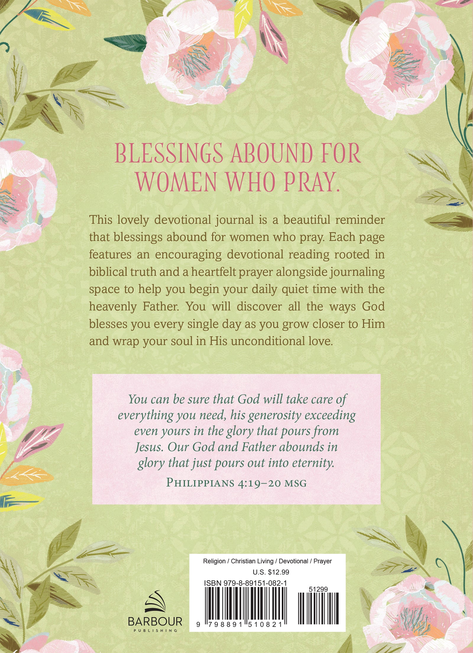 Blessed Is She Who Prays: A Devotional Journal - The Christian Gift Company