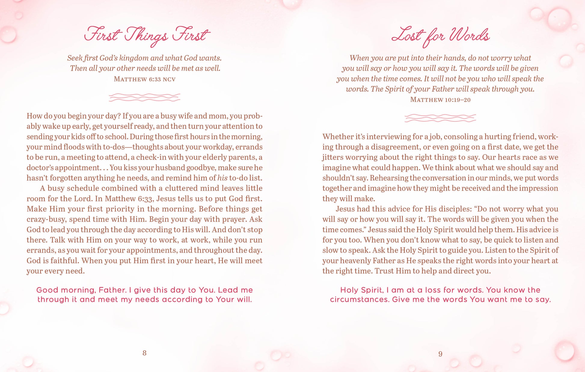 Living Water: Devotional Refreshment for a Woman's Soul - The Christian Gift Company