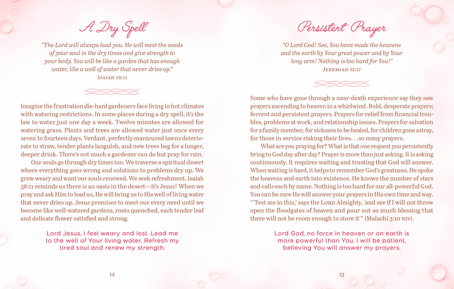Living Water: Devotional Refreshment for a Woman's Soul - The Christian Gift Company