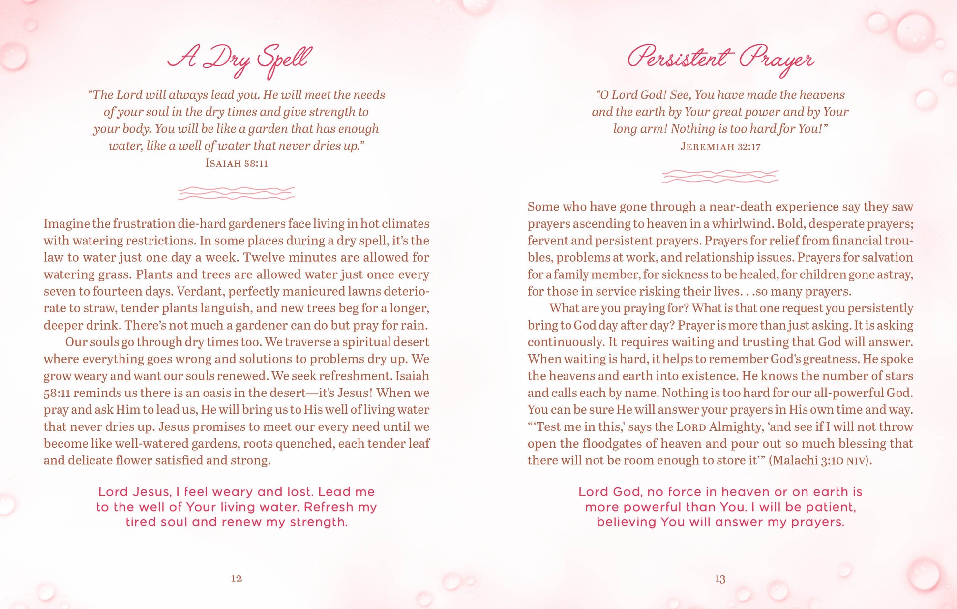 Living Water: Devotional Refreshment for a Woman's Soul - The Christian Gift Company