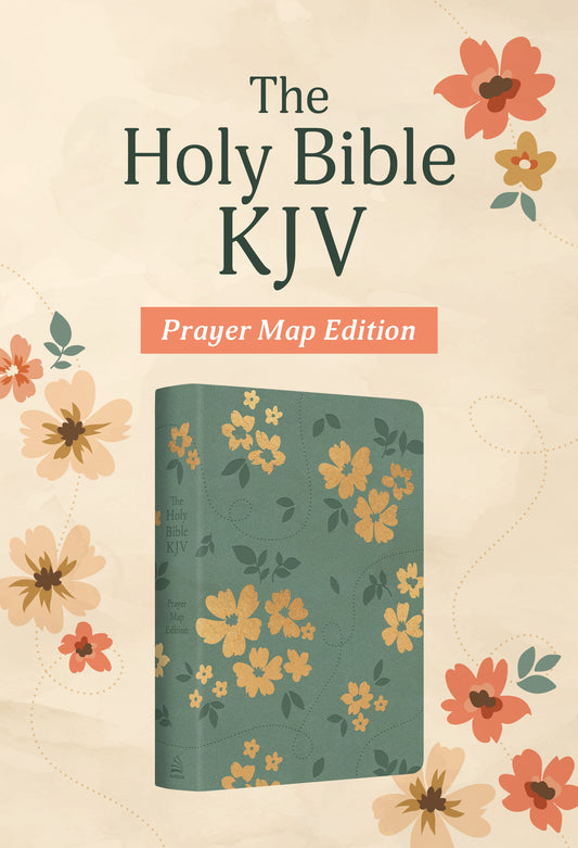 The Holy Bible KJV: Prayer Map Edition - The Christian Gift Company