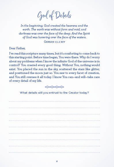 My Prayer Journal: 3-Minute Prayers for the Worried Heart - The Christian Gift Company
