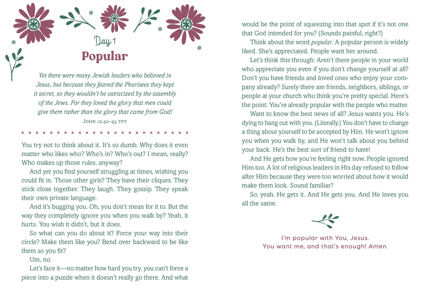 Everyday Inspiration for Teen Girls - The Christian Gift Company