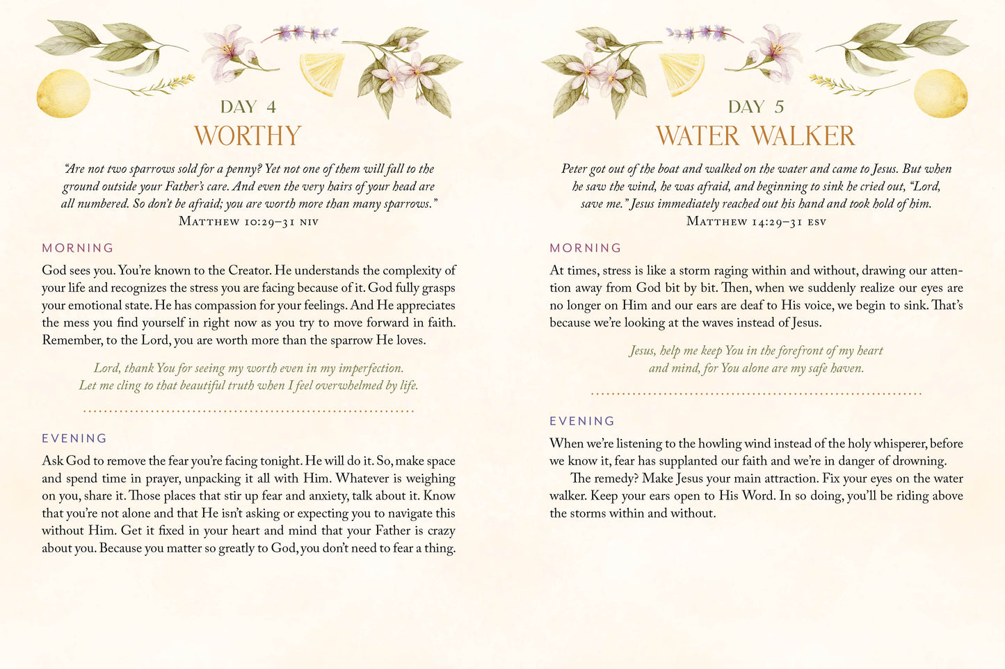 Stress Less, Pray More for Morning and Evening - The Christian Gift Company