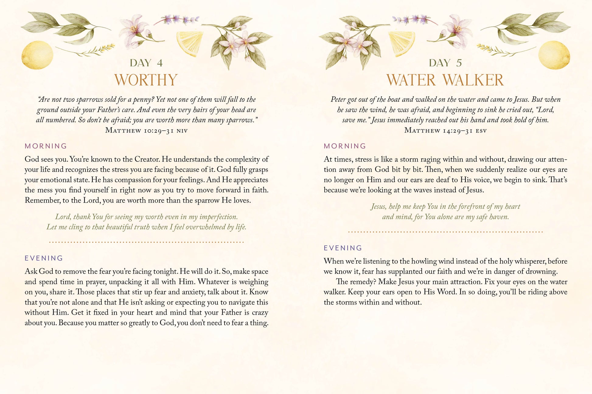 Stress Less, Pray More for Morning and Evening - The Christian Gift Company