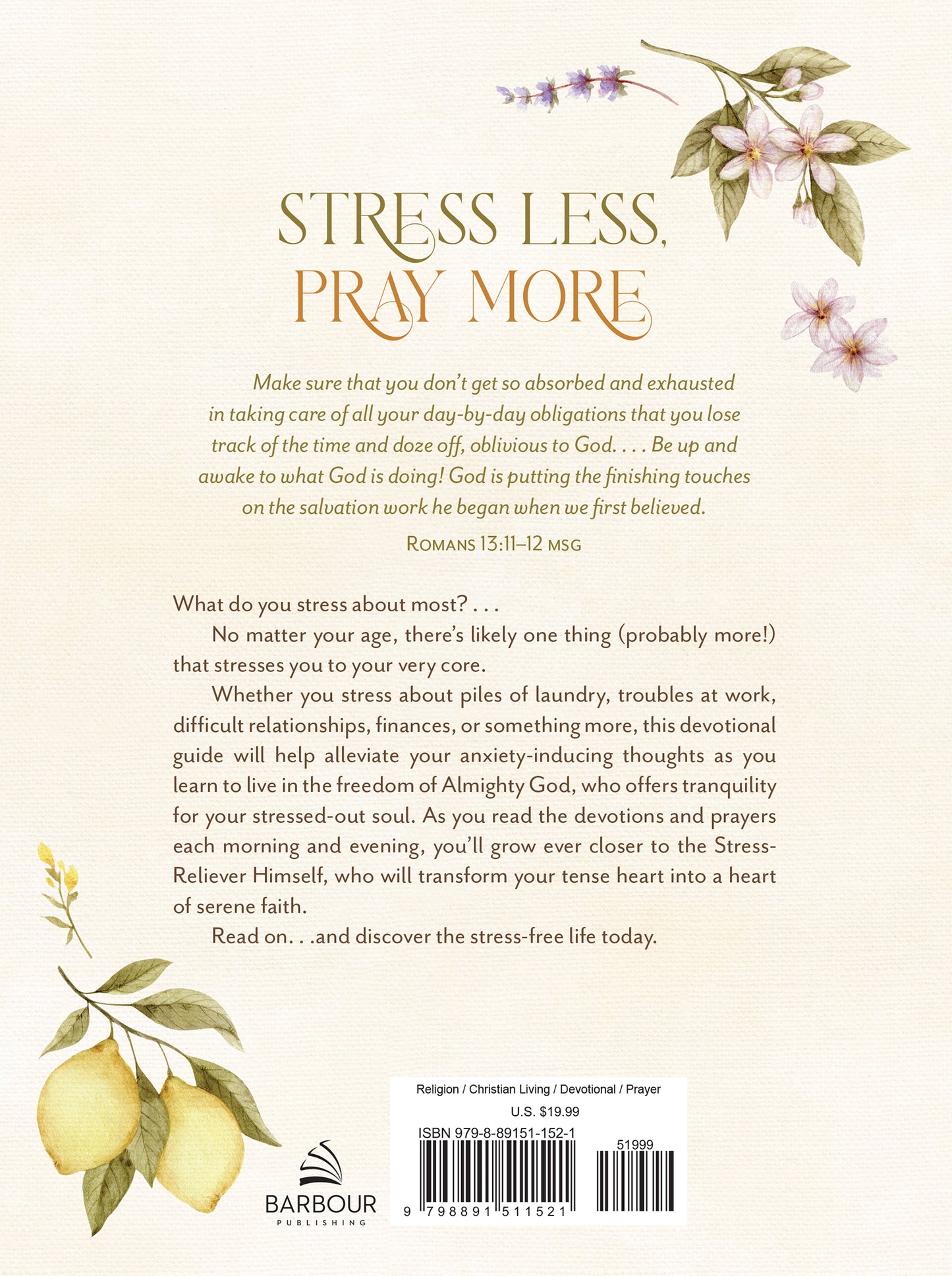 Stress Less, Pray More for Morning and Evening - The Christian Gift Company