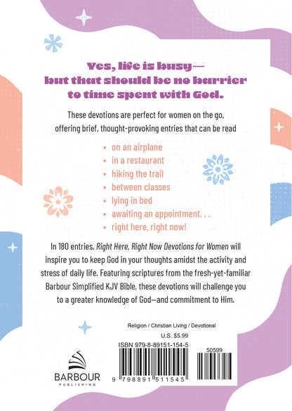 Right Here, Right Now Devotions for Women - The Christian Gift Company