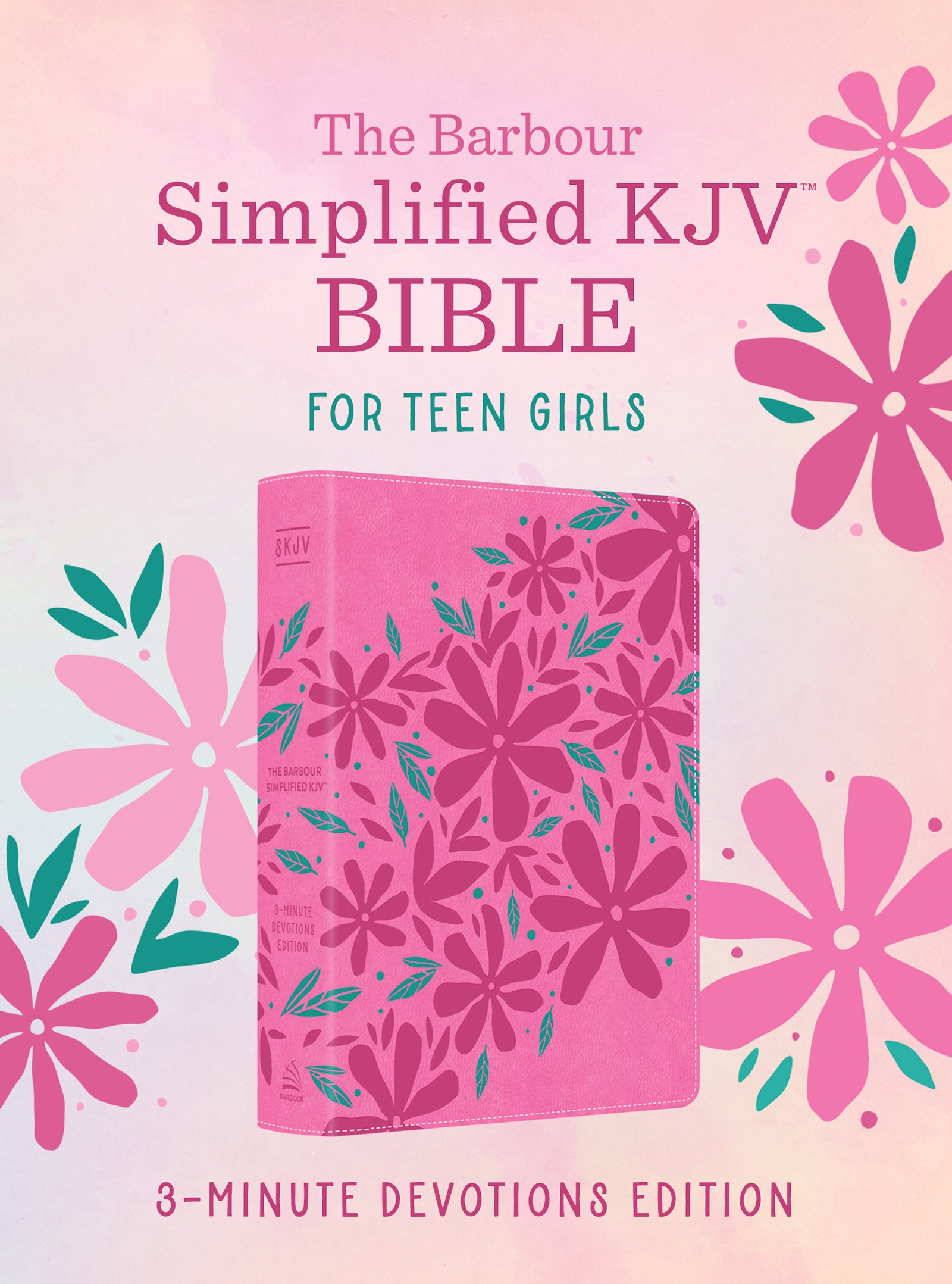 The Barbour Simplified KJV Bible for Teen Girls—3-Minute Devotions Edition - The Christian Gift Company