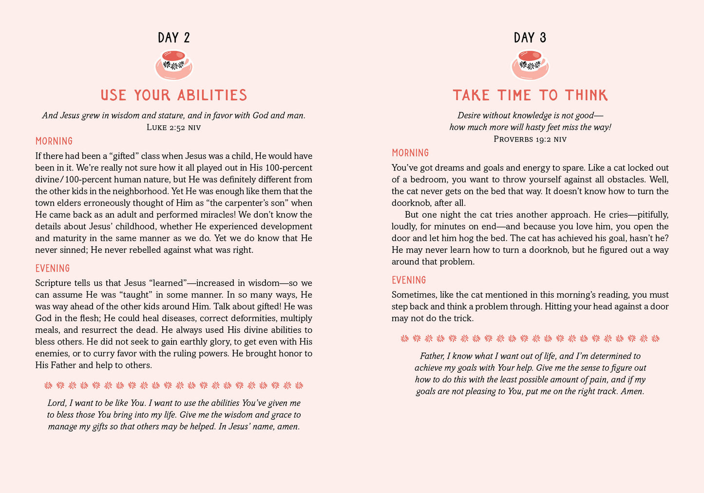 Daily Wisdom for Teen Girls Morning and Evening - The Christian Gift Company