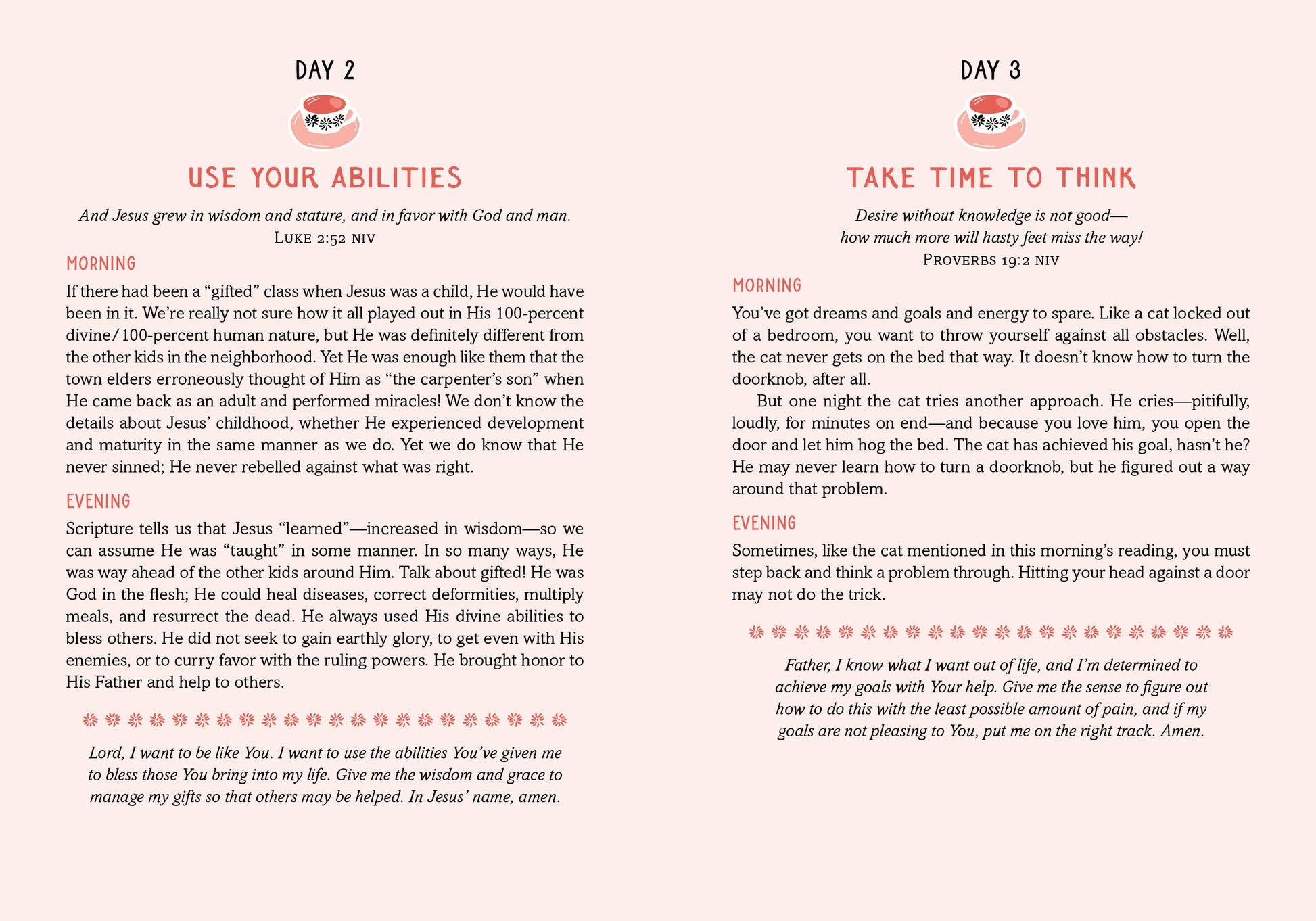 Daily Wisdom for Teen Girls Morning and Evening - The Christian Gift Company